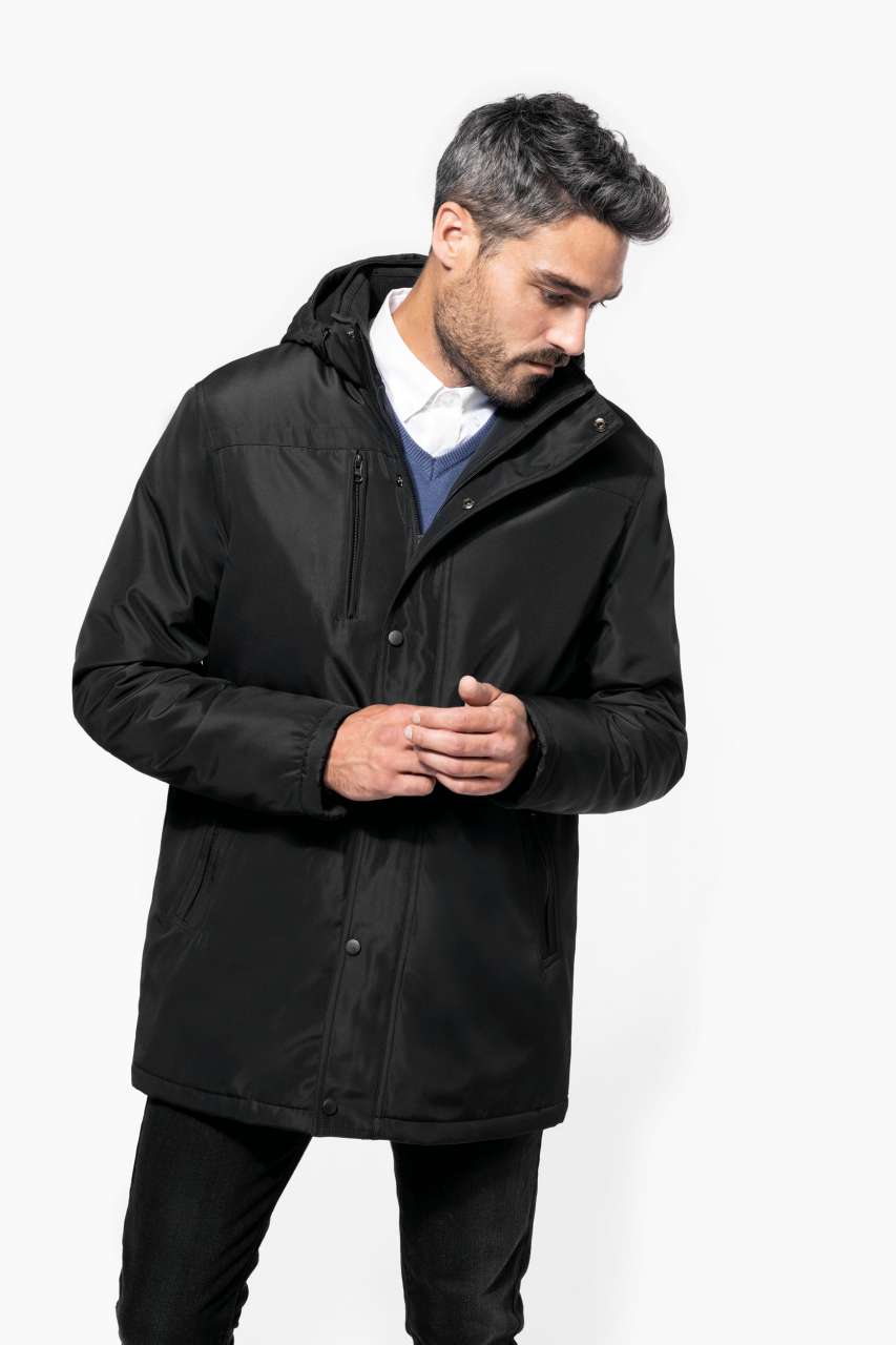 PARKA WITH REMOVABLE HOOD - Black - Additional