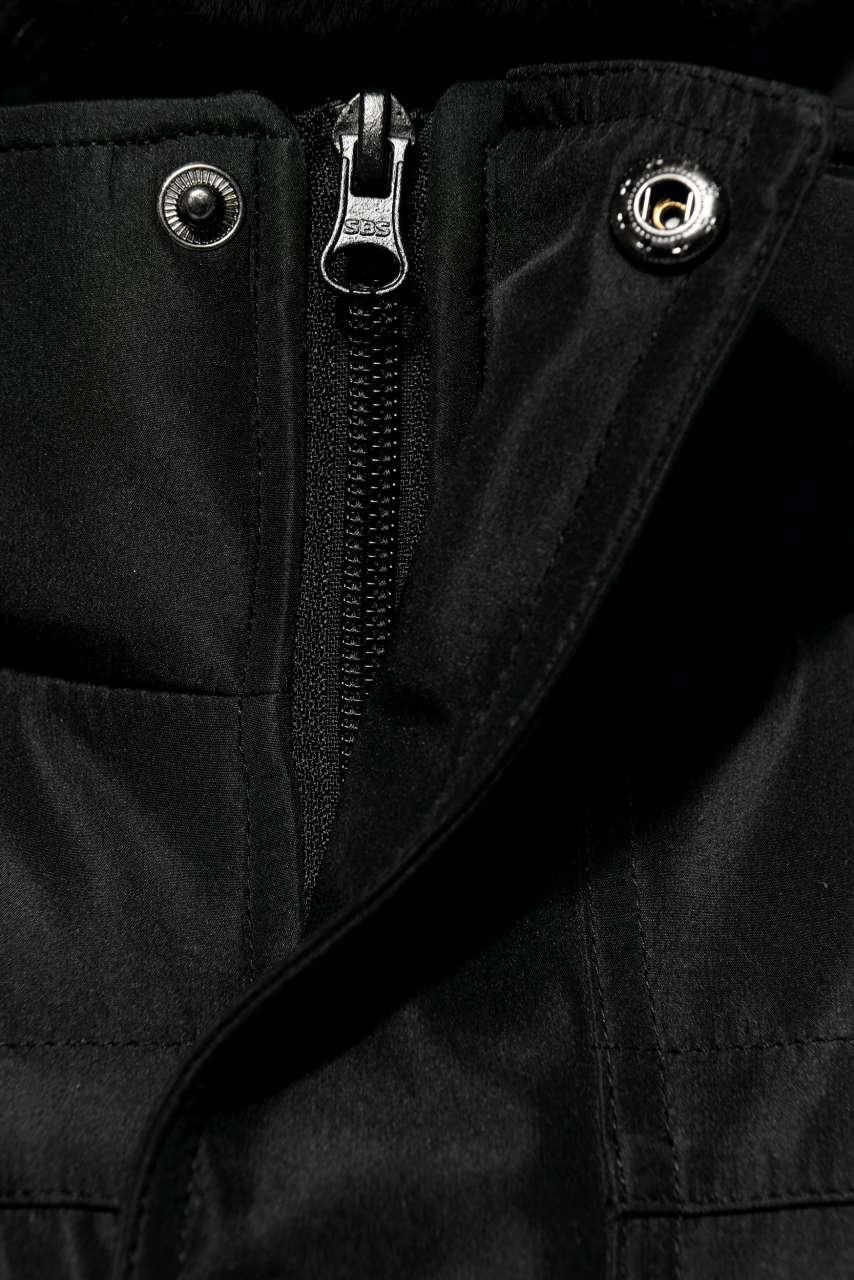 PARKA WITH REMOVABLE HOOD - Black - Additional