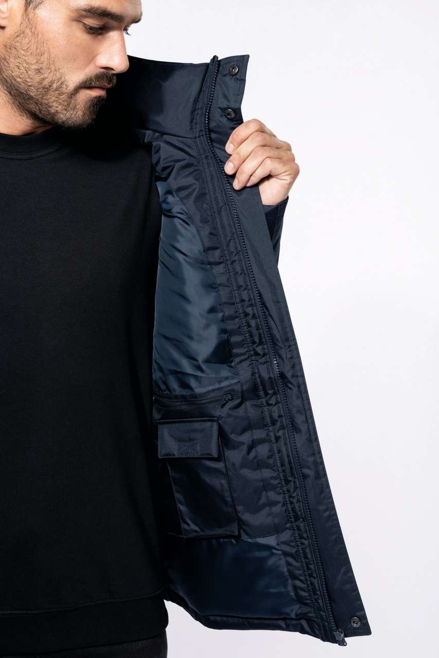 FACTORY - DETACHABLE-SLEEVED BLOUSON JACKET - Black - Additional