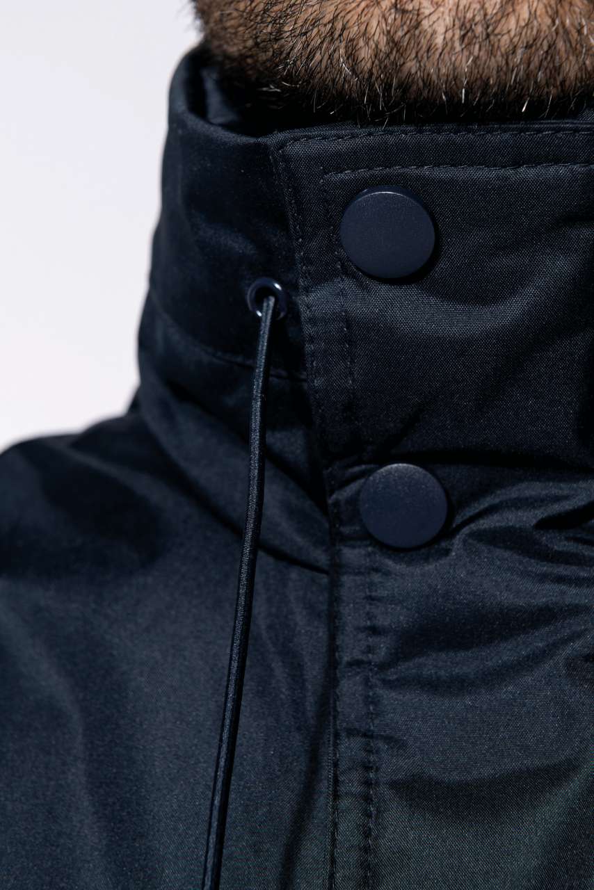 FACTORY - DETACHABLE-SLEEVED BLOUSON JACKET - Black - Additional
