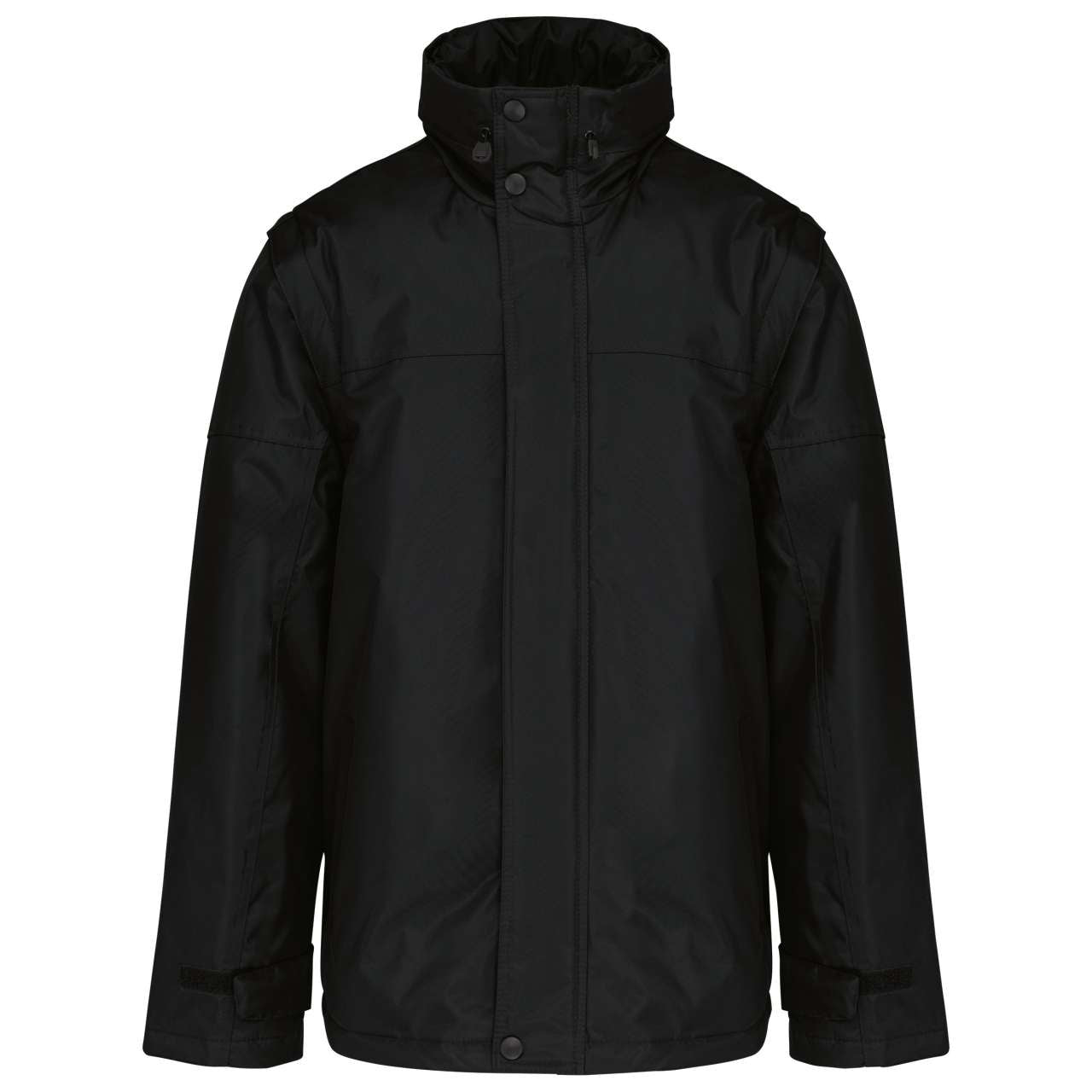 FACTORY - DETACHABLE-SLEEVED BLOUSON JACKET - Black - Additional