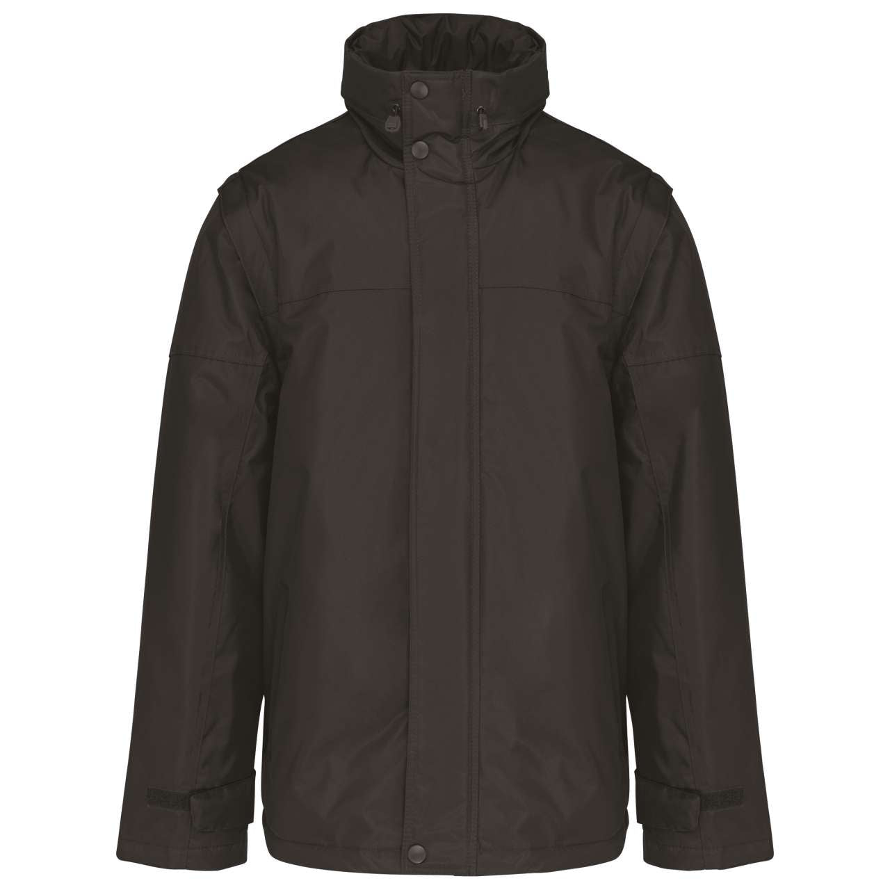 FACTORY - DETACHABLE-SLEEVED BLOUSON JACKET - Dark Grey - Additional