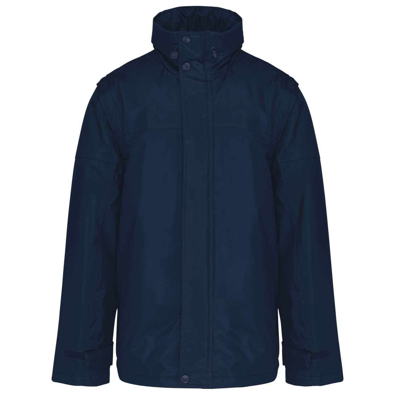 FACTORY - DETACHABLE-SLEEVED BLOUSON JACKET - Navy - Additional