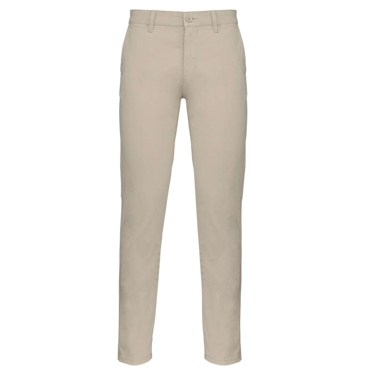 MEN'S CHINO TROUSERS - Beige - colorimageurl