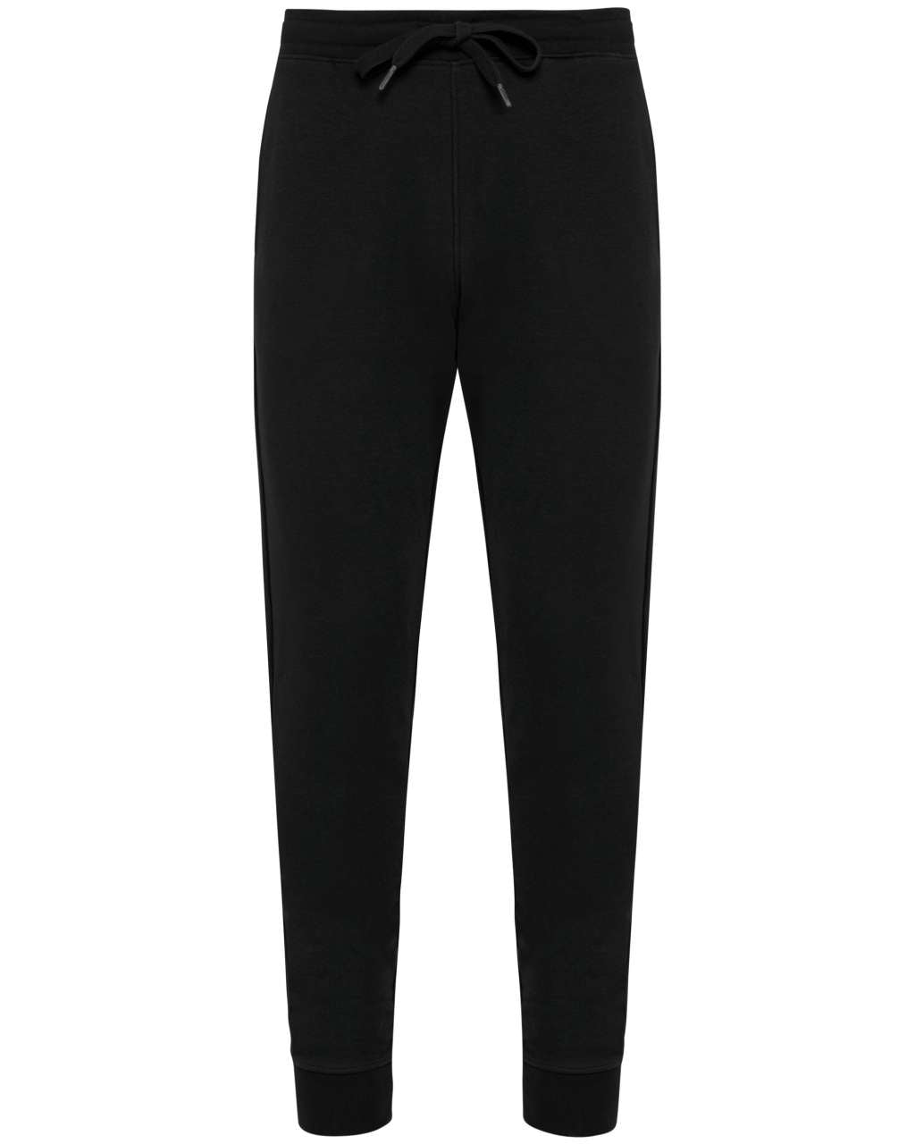 MEN'S ECO-FRIENDLY FRENCH TERRY TROUSERS - Black - colorimageurl