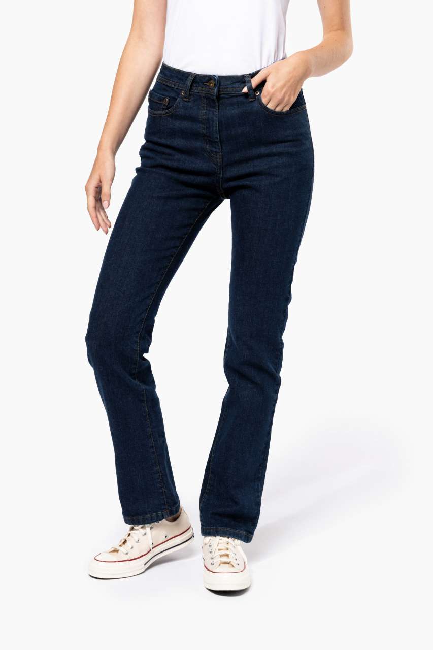 LADIES BASIC JEANS - Blue Rinse - modelimageurl