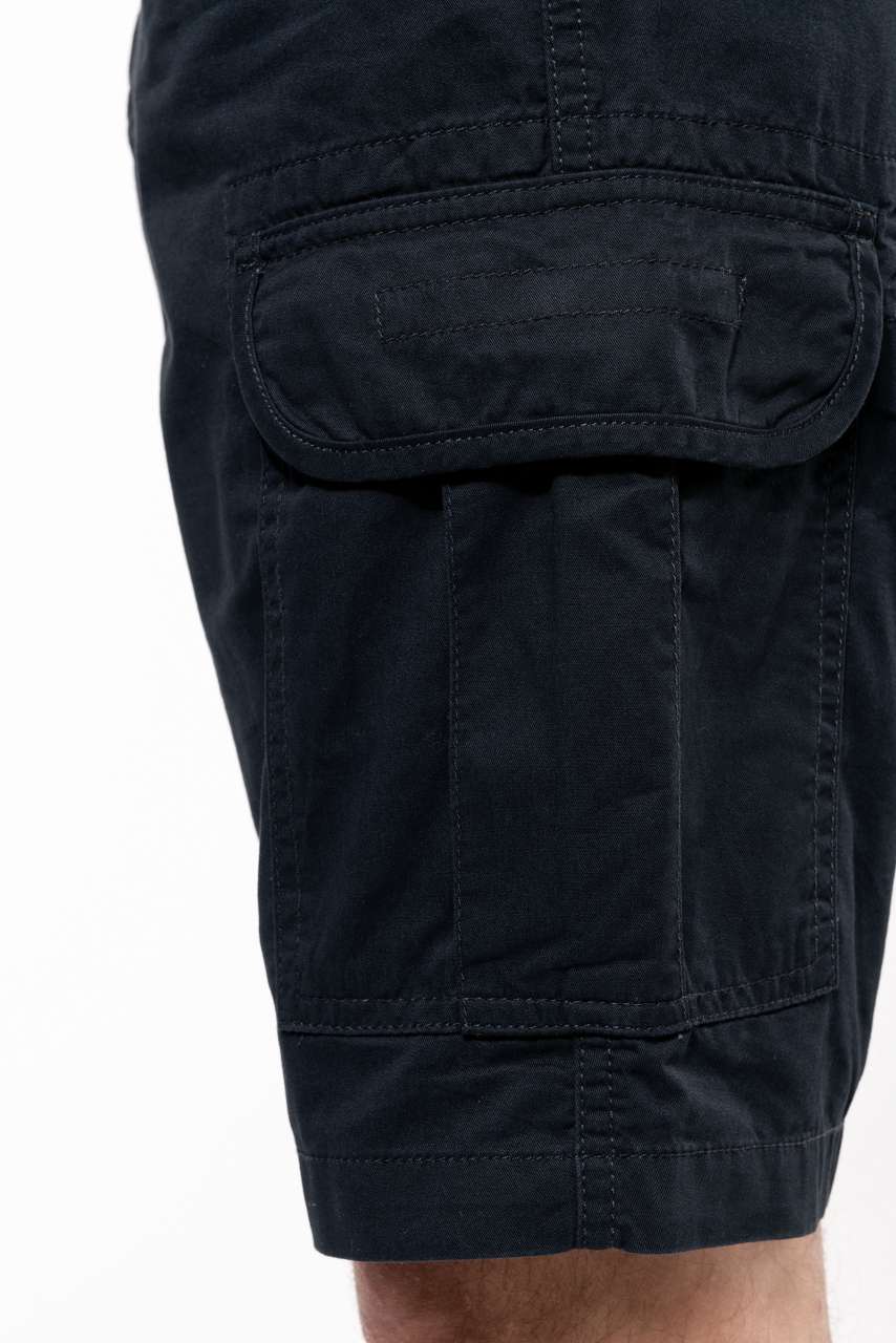MULTIPOCKET BERMUDA SHORTS - Beige - Additional