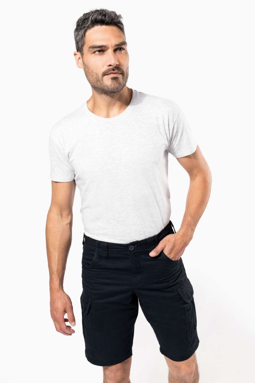 MULTIPOCKET BERMUDA SHORTS - Beige - Additional