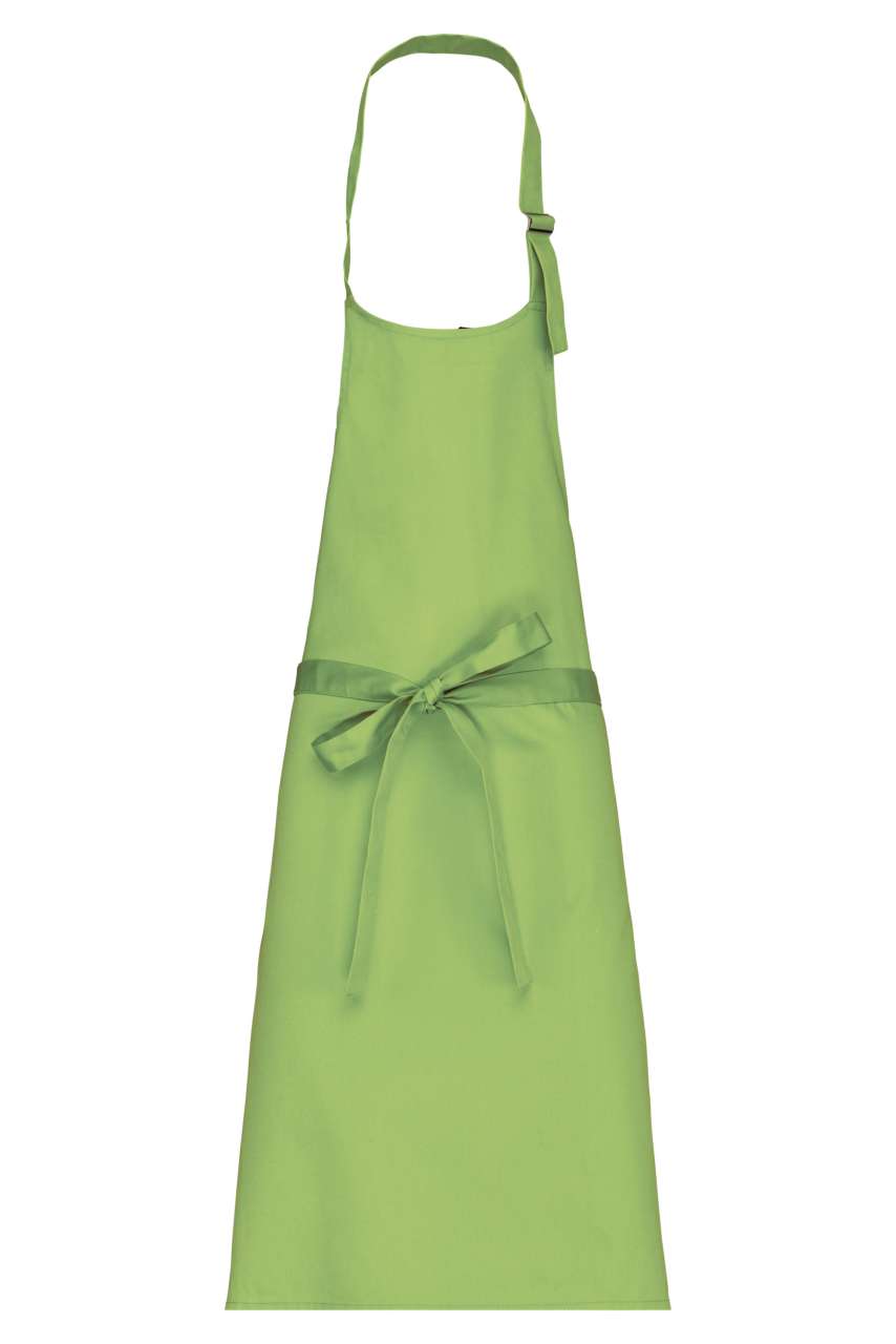 POLYCOTTON APRON WITHOUT POCKET - Lime - colorimageurl