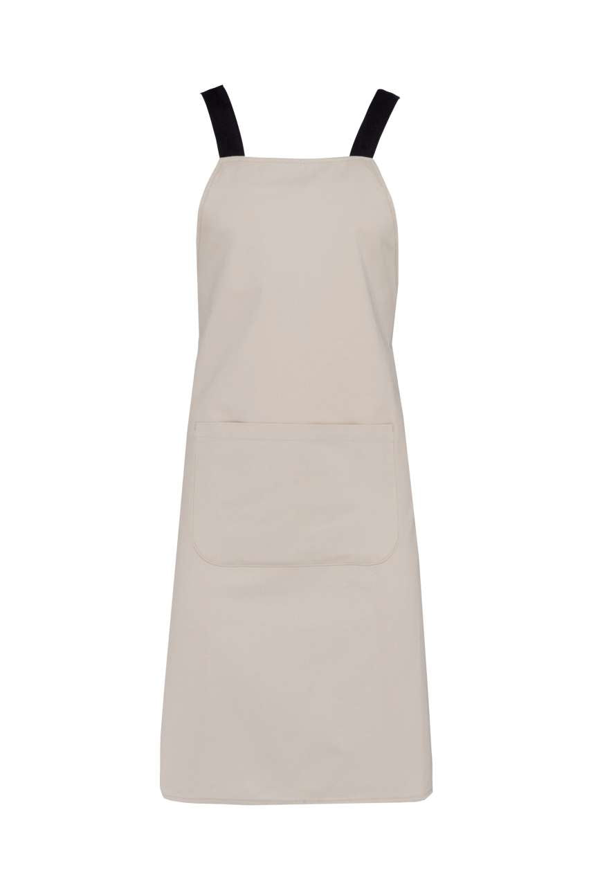ORGANIC COTTON APRON - Angora - colorimageurl