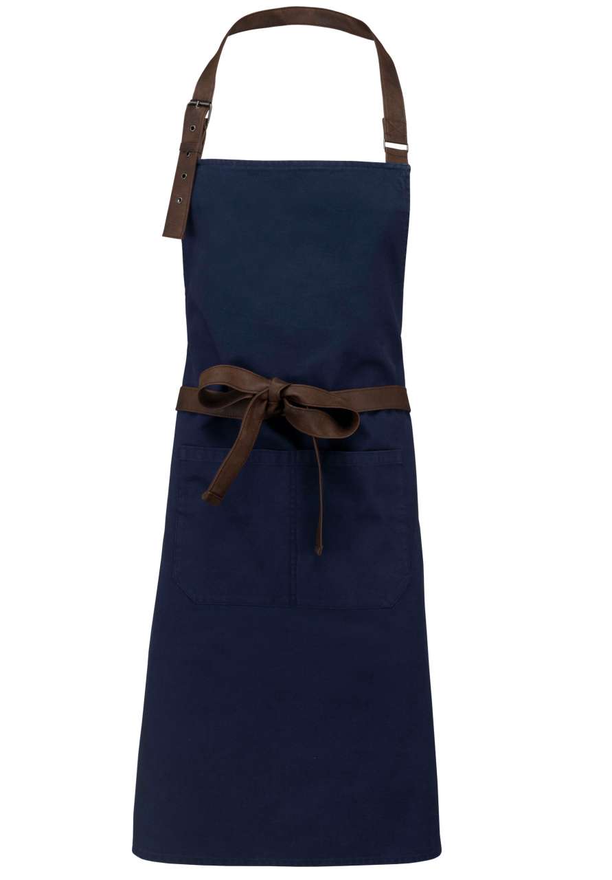 VINTAGE COTTON APRON - Vintage Navy - colorimageurl