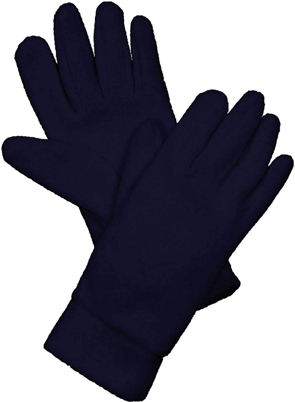 FLEECE GLOVES - Navy - Main