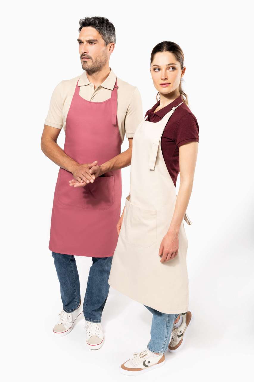 COTTON APRON WITH POCKET - Angora - Additional