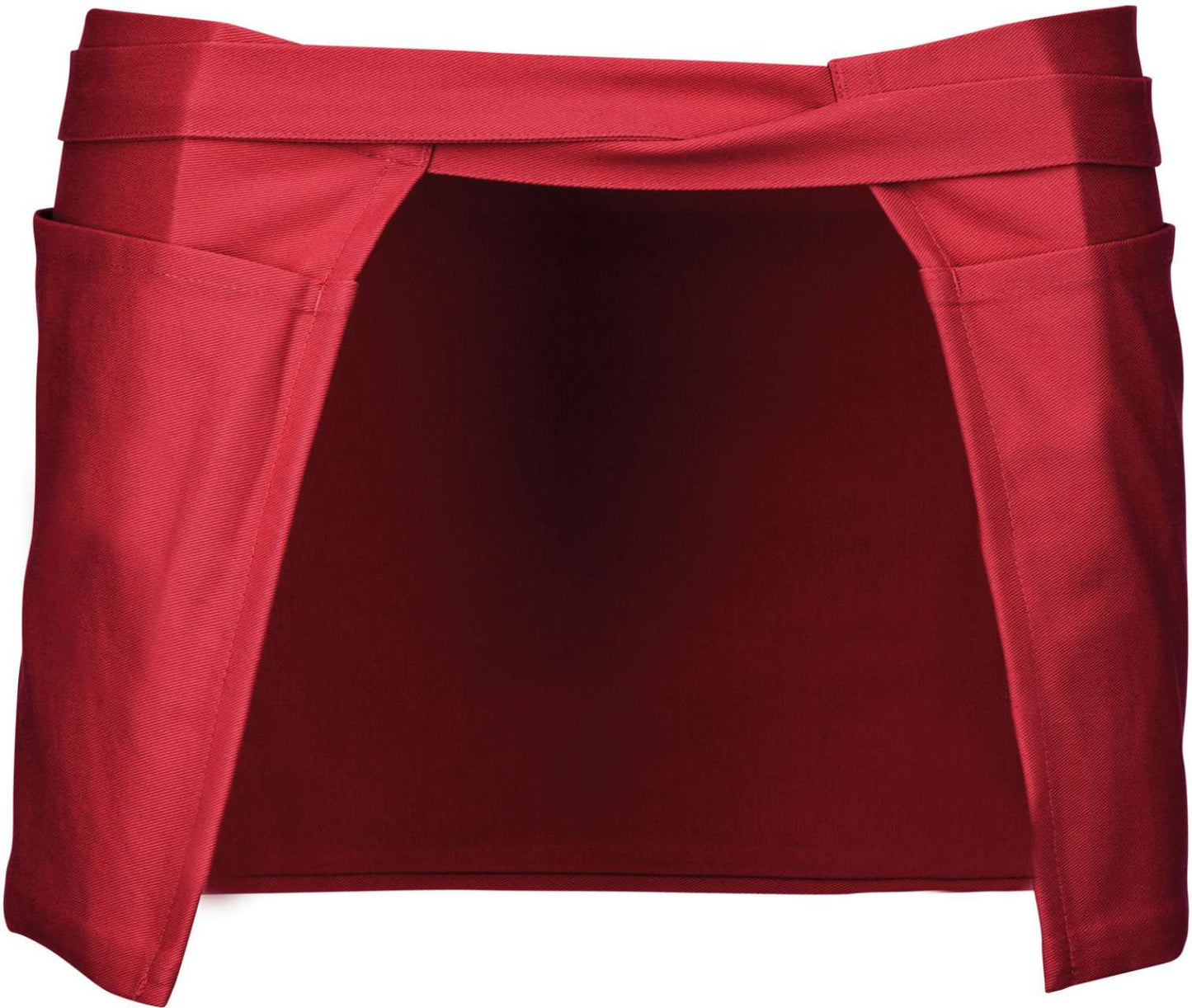 COTTON SHORT APRON - Red - Additional
