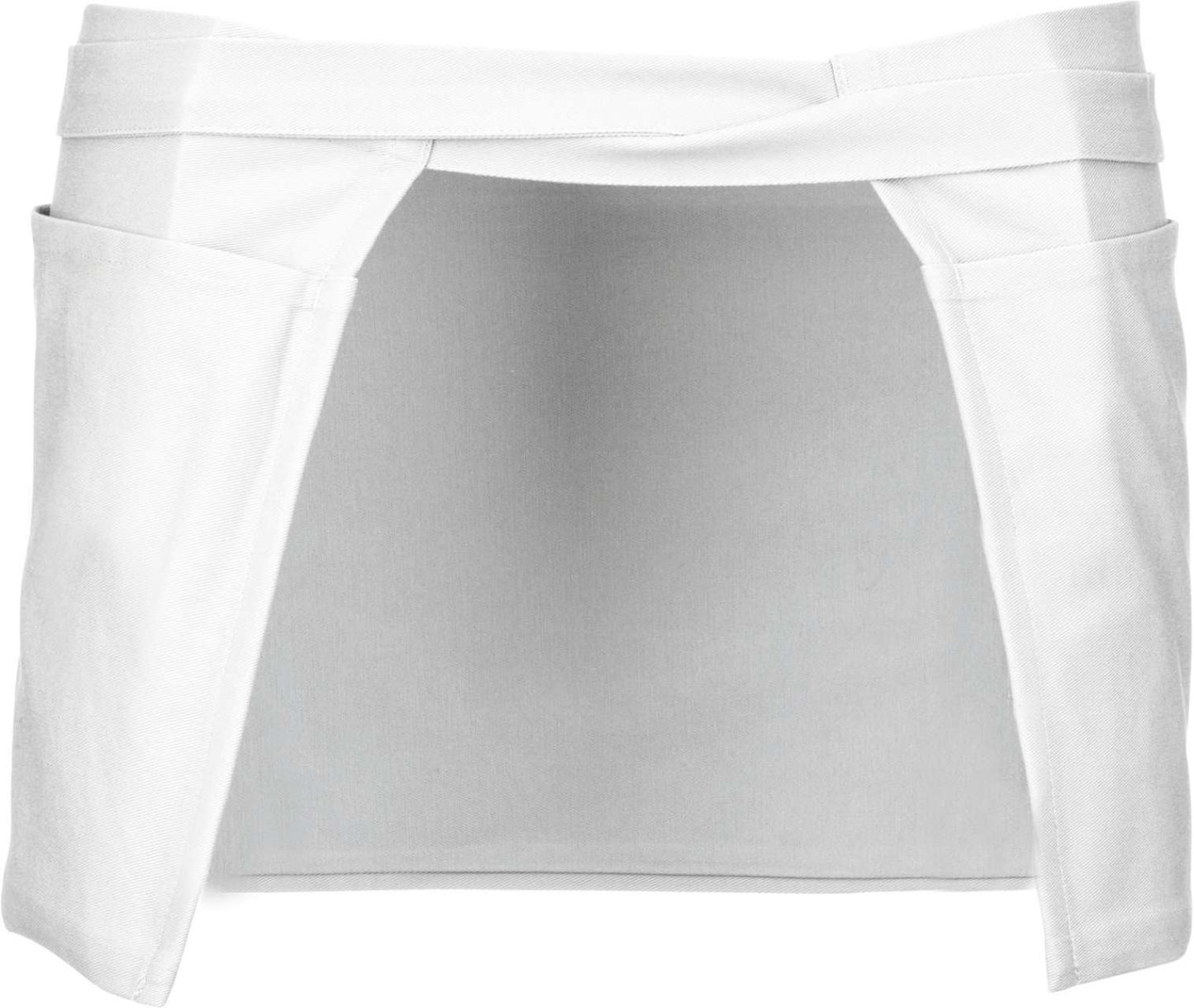 COTTON SHORT APRON - White - Additional