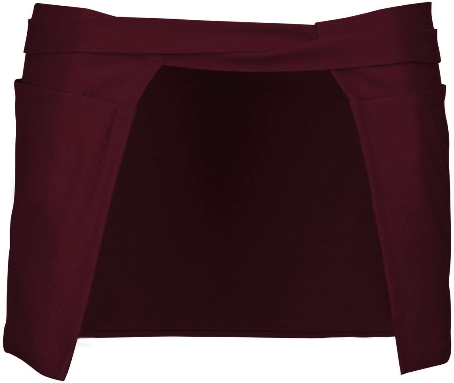 COTTON SHORT APRON - Wine - Additional