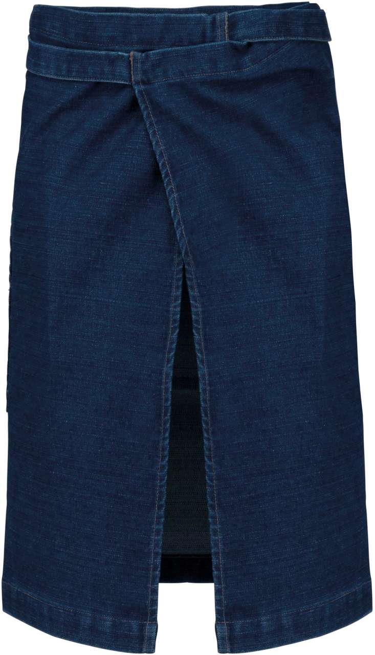 COTTON LONG APRON - Denim - Additional
