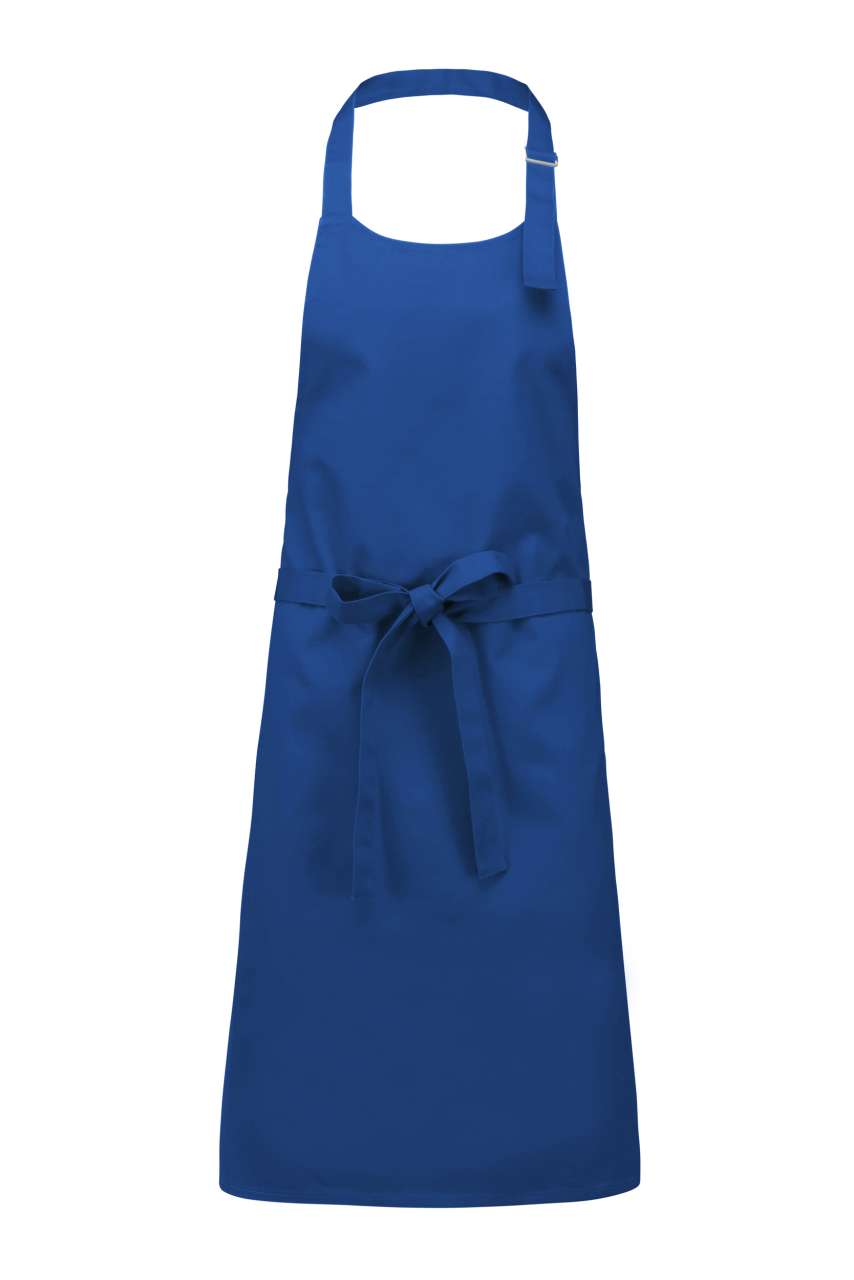 COTTON APRON WITHOUT POCKET - Royal Blue - colorimageurl