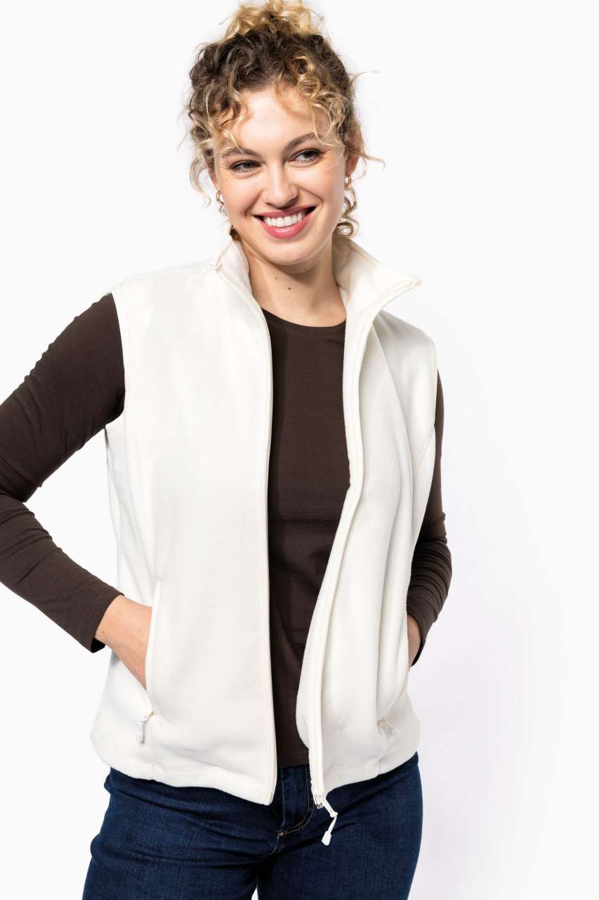 MELODIE - LADIES' MICROFLEECE GILET - Ash Heather - Additional
