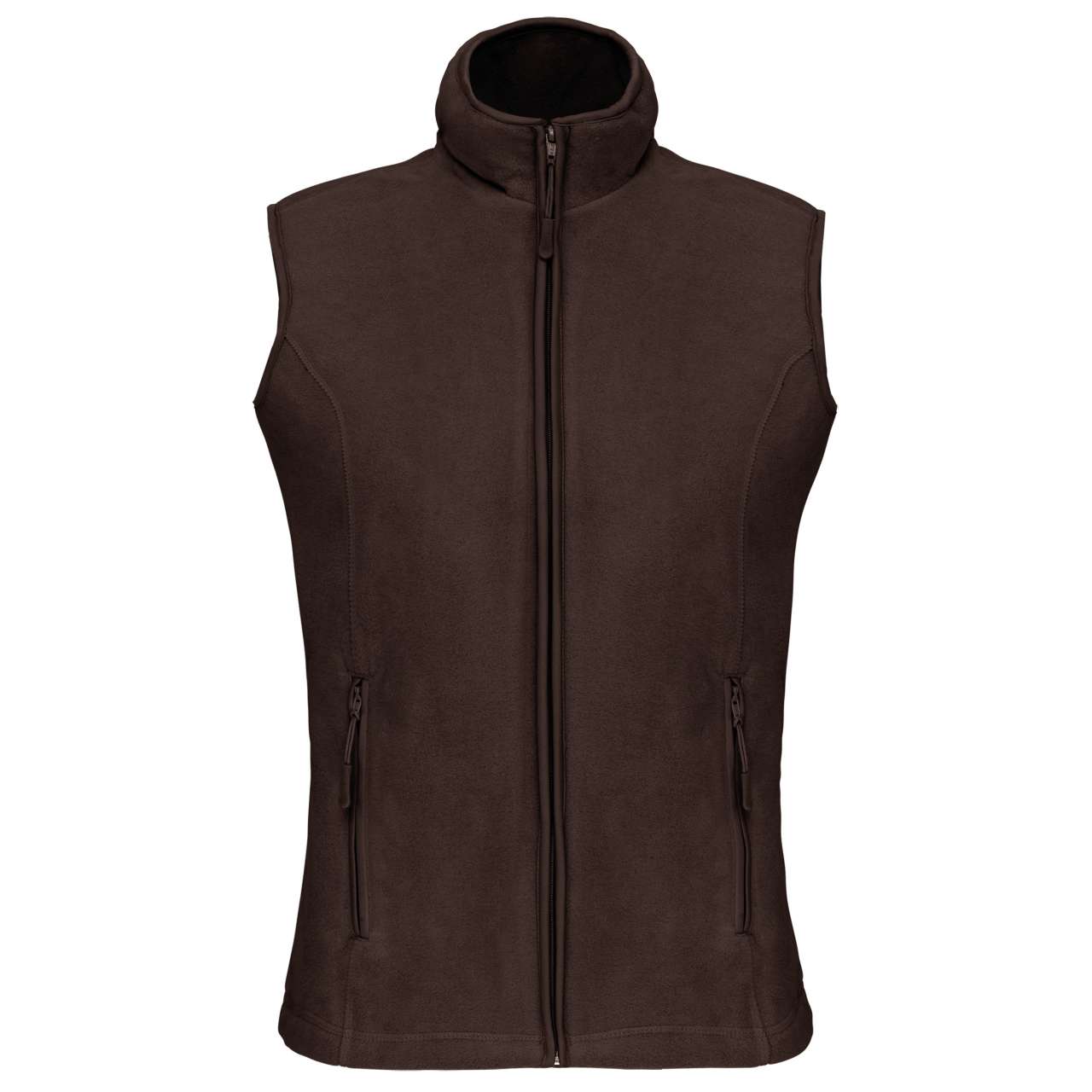 MELODIE - LADIES' MICROFLEECE GILET - Chocolate - Main
