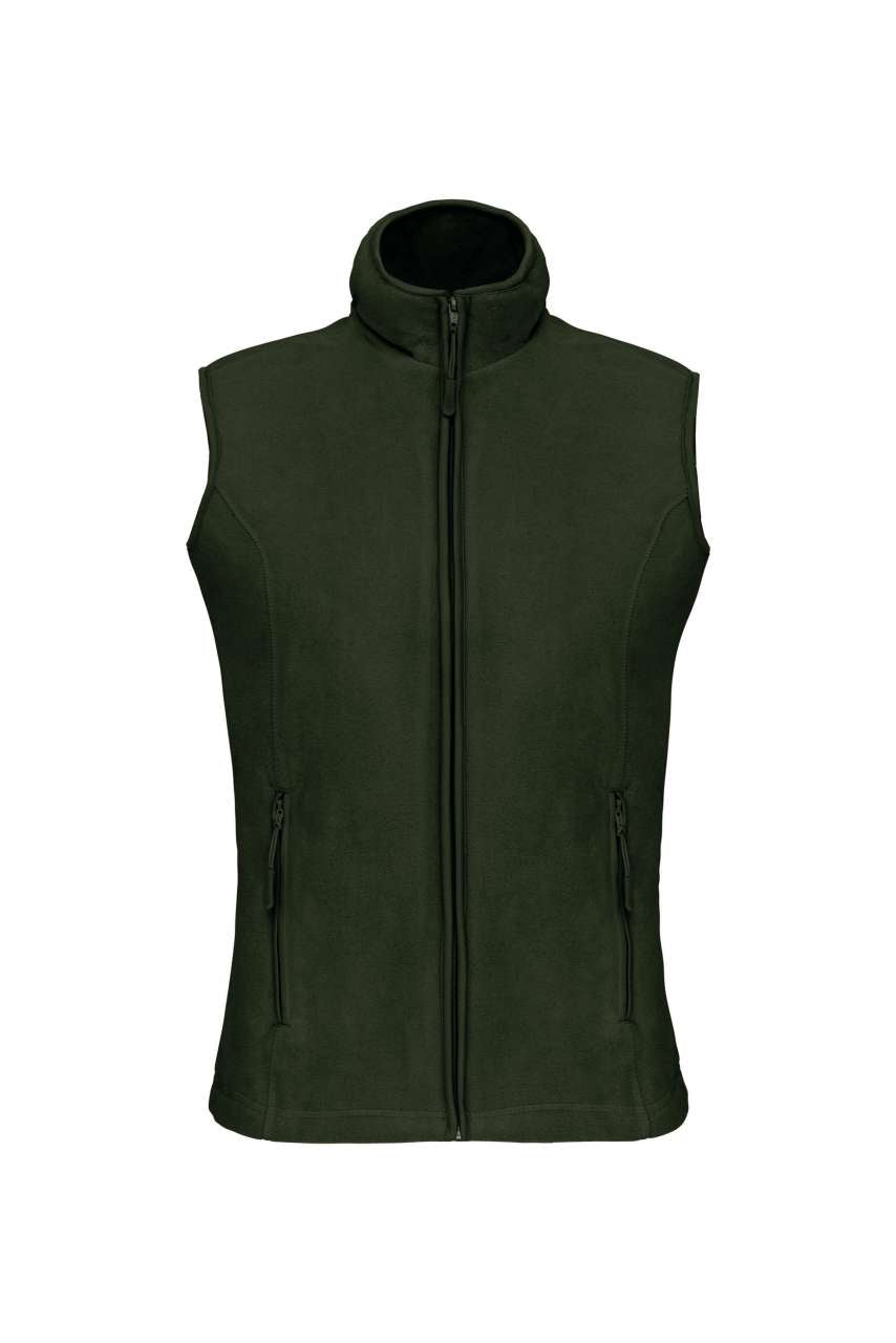 MELODIE - LADIES' MICROFLEECE GILET - Forest Green - Main