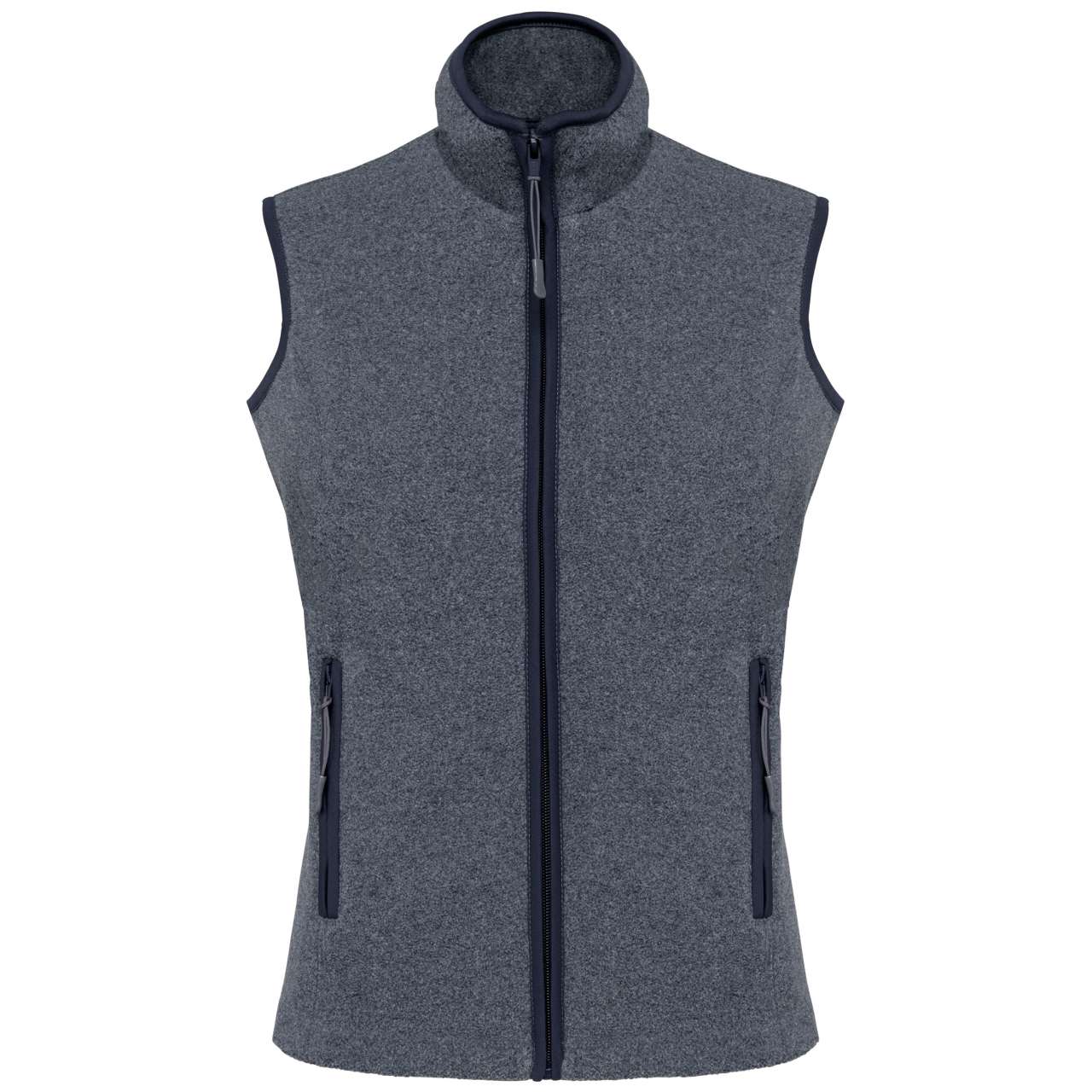 MELODIE - LADIES' MICROFLEECE GILET - French Navy Heather - Main
