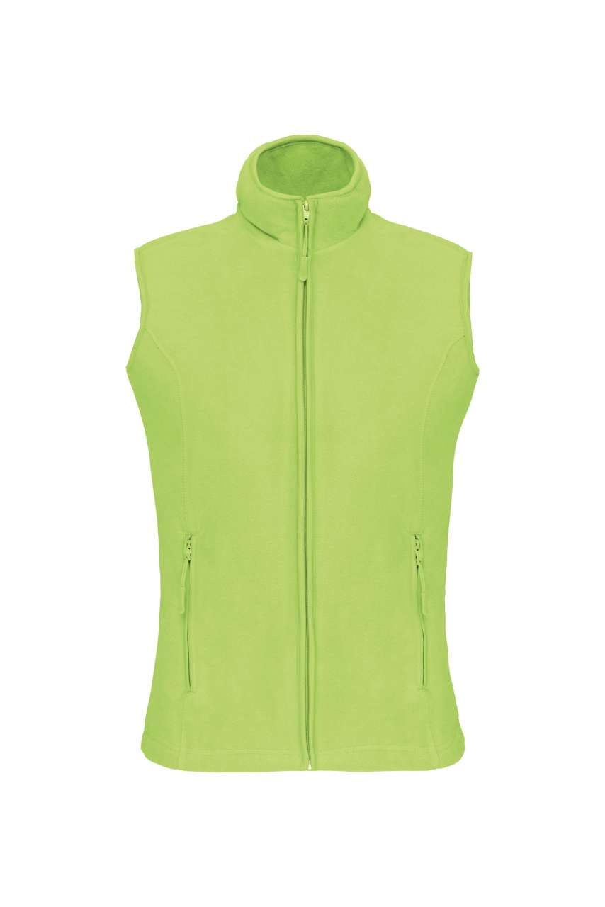 MELODIE - LADIES' MICROFLEECE GILET - Lime - Main