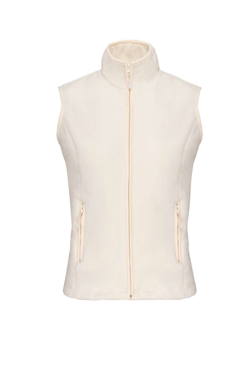 MELODIE - LADIES' MICROFLEECE GILET - Natural - Main