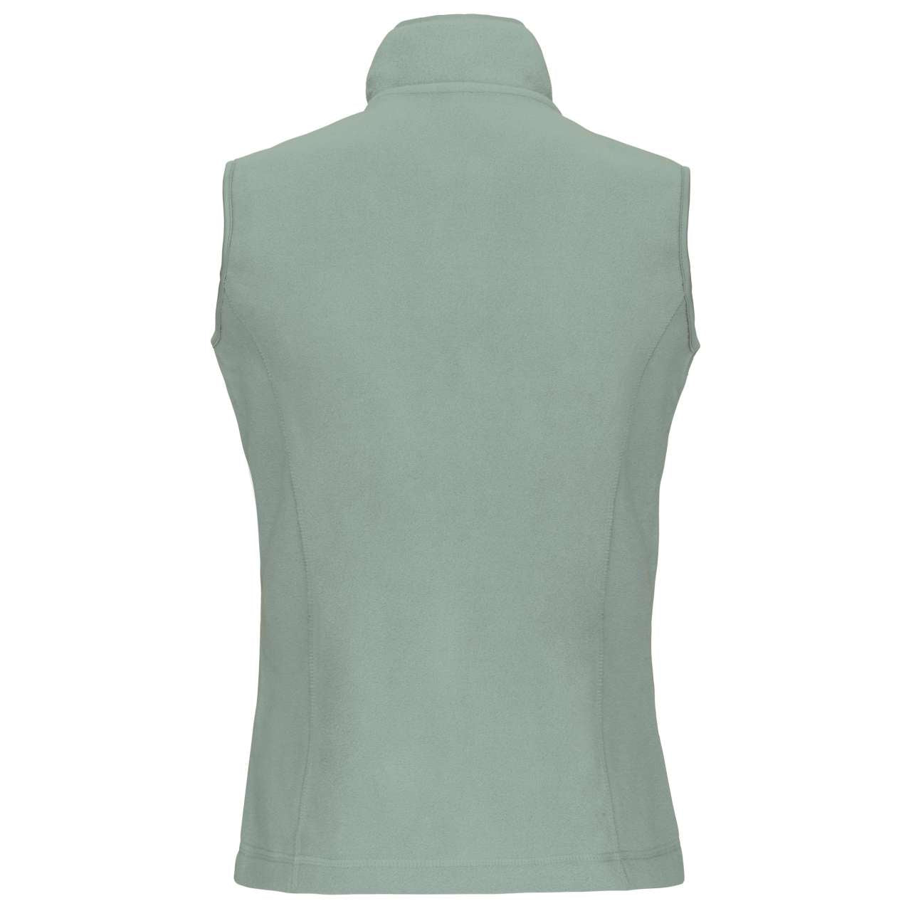 MELODIE - LADIES' MICROFLEECE GILET - Sage - Additional