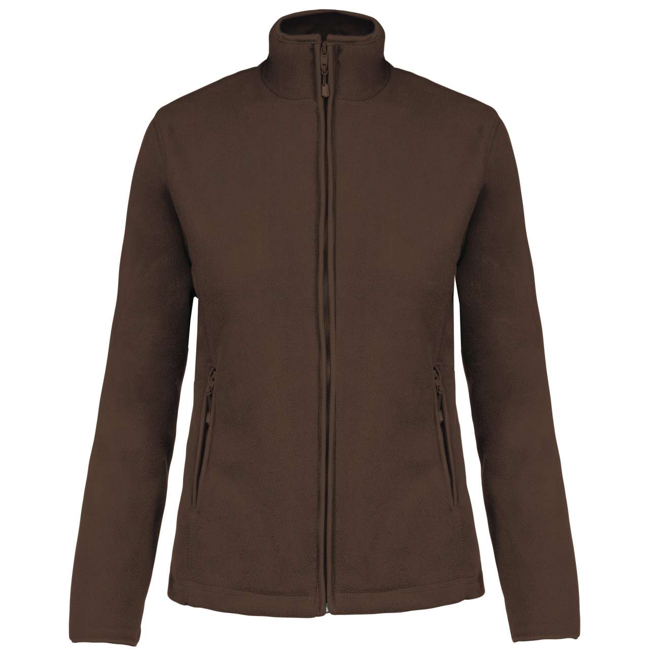 MAUREEN - LADIES' FULL ZIP MICROFLEECE JACKET - Chocolate - Main