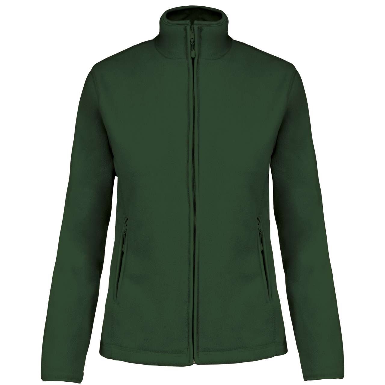 MAUREEN - LADIES' FULL ZIP MICROFLEECE JACKET - Forest Green - Main