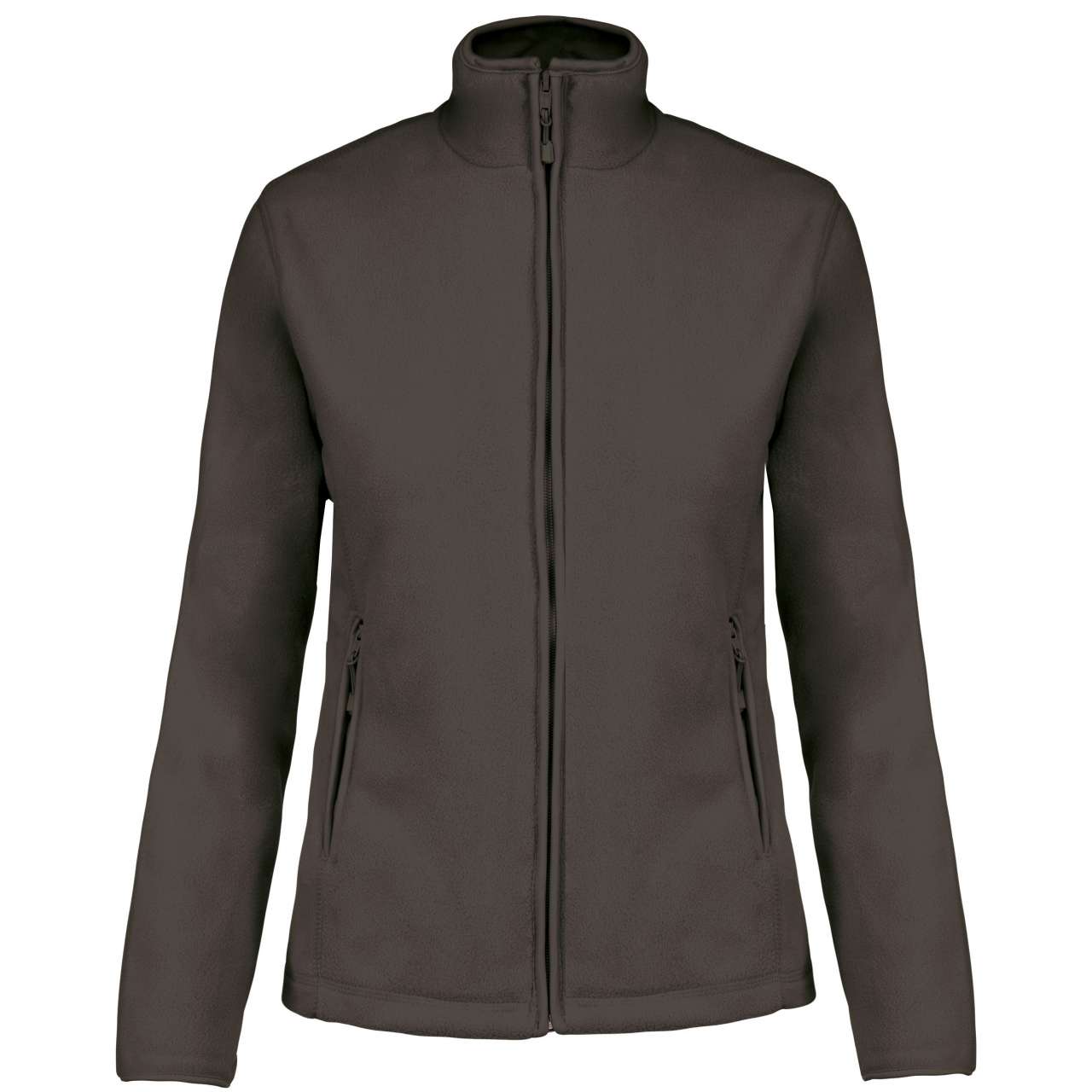 MAUREEN - LADIES' FULL ZIP MICROFLEECE JACKET - Green Olive - Main