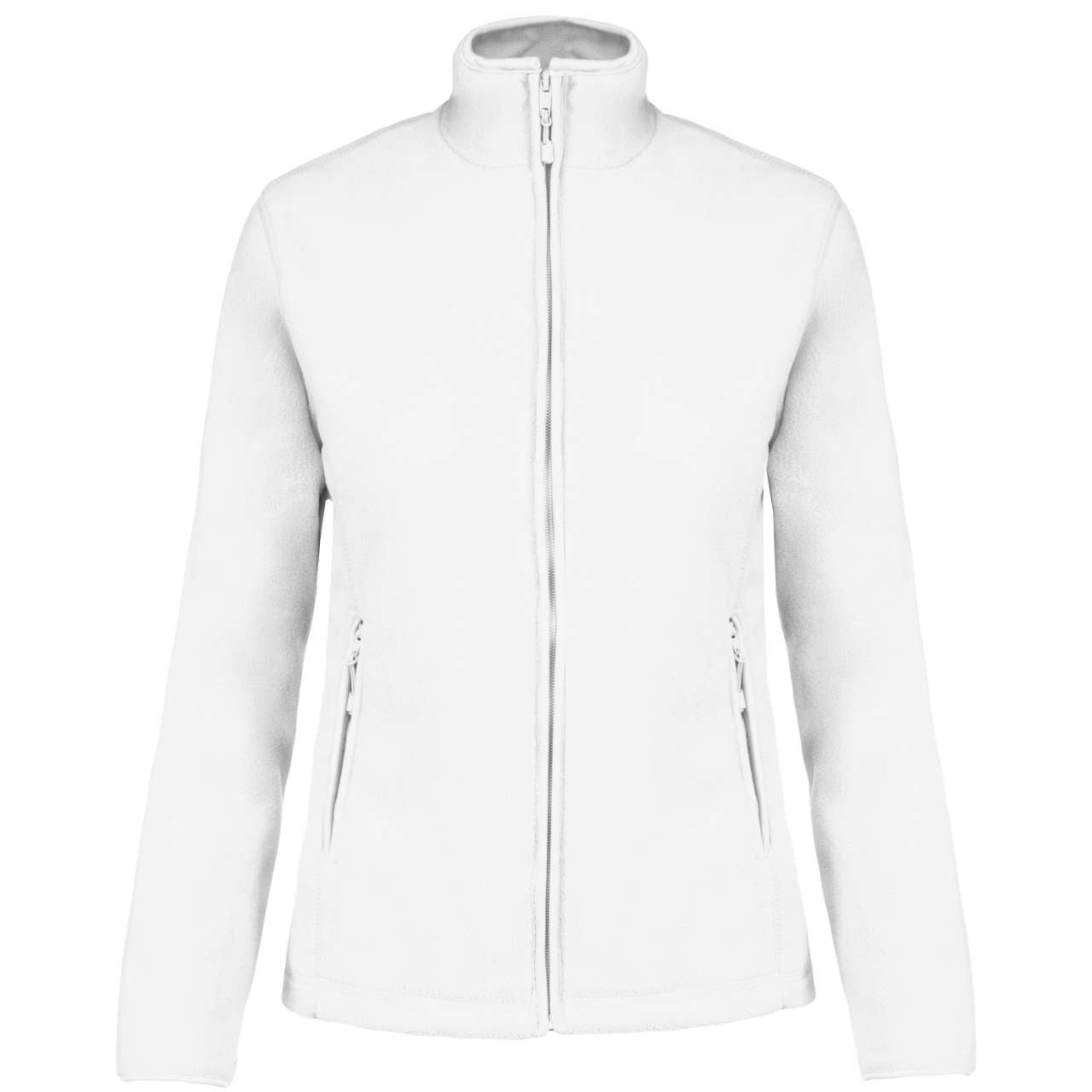 MAUREEN - LADIES' FULL ZIP MICROFLEECE JACKET - White - Main