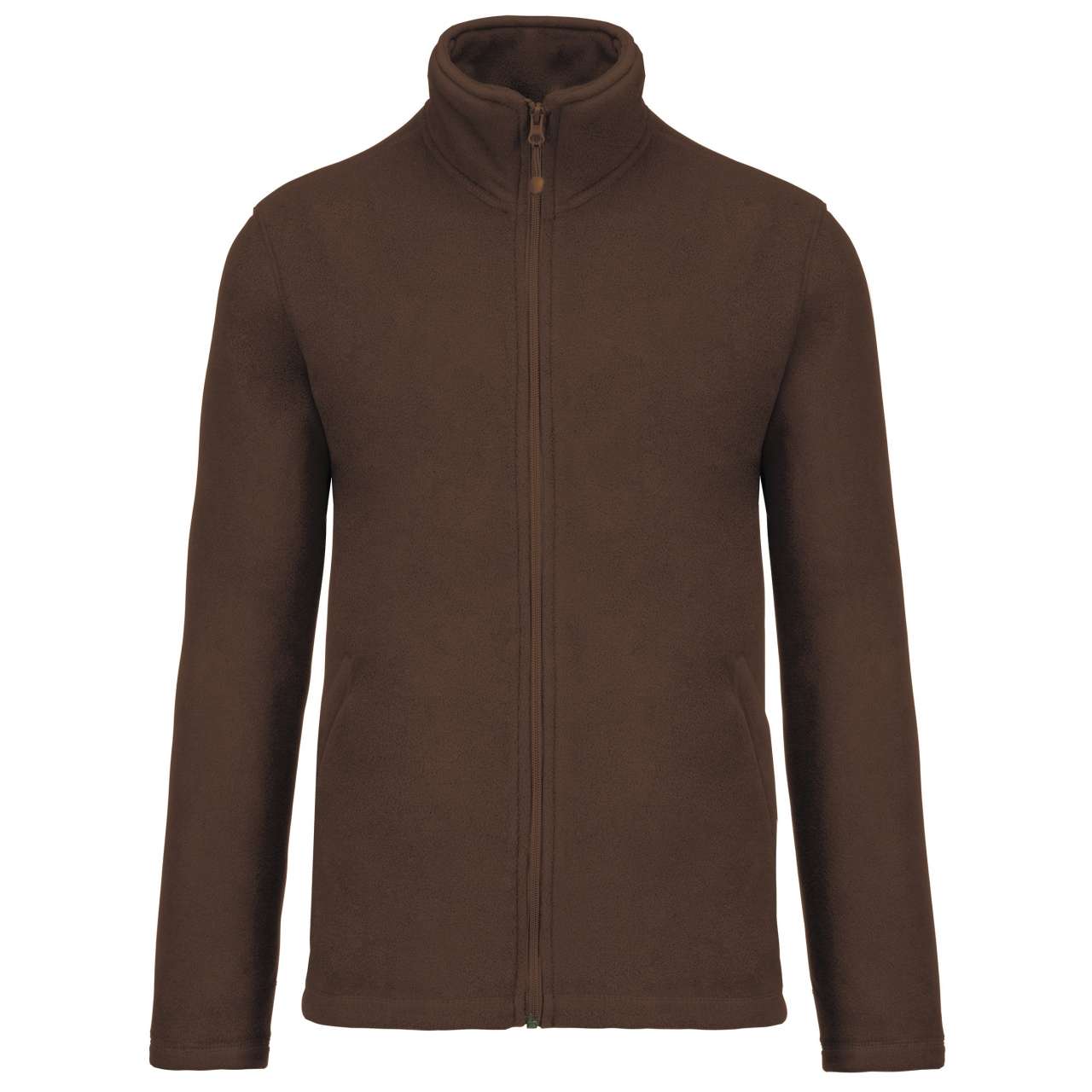 FALCO - FULL ZIP MICROFLEECE JACKET - Chocolate - Main