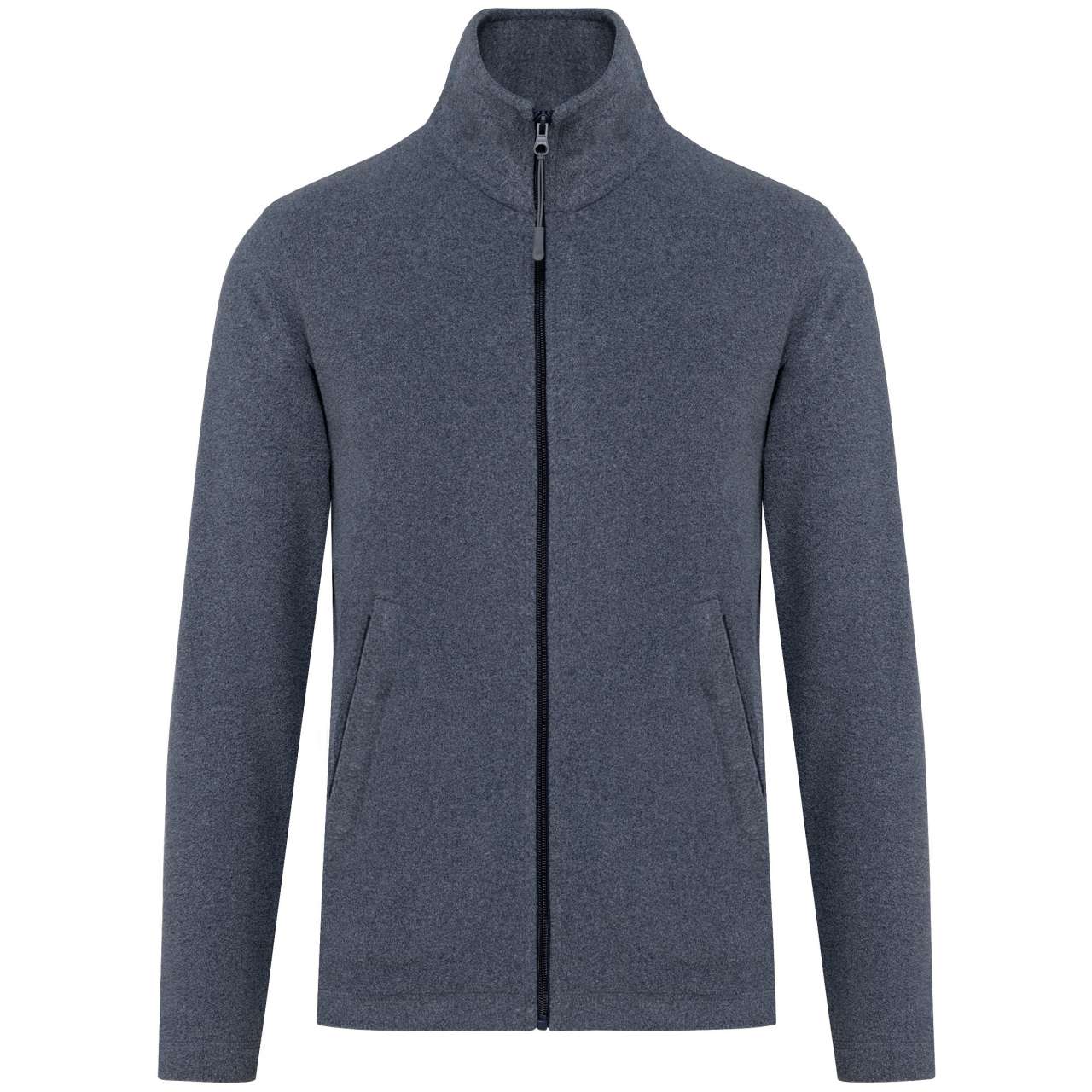 FALCO - FULL ZIP MICROFLEECE JACKET - French Navy Heather - Main