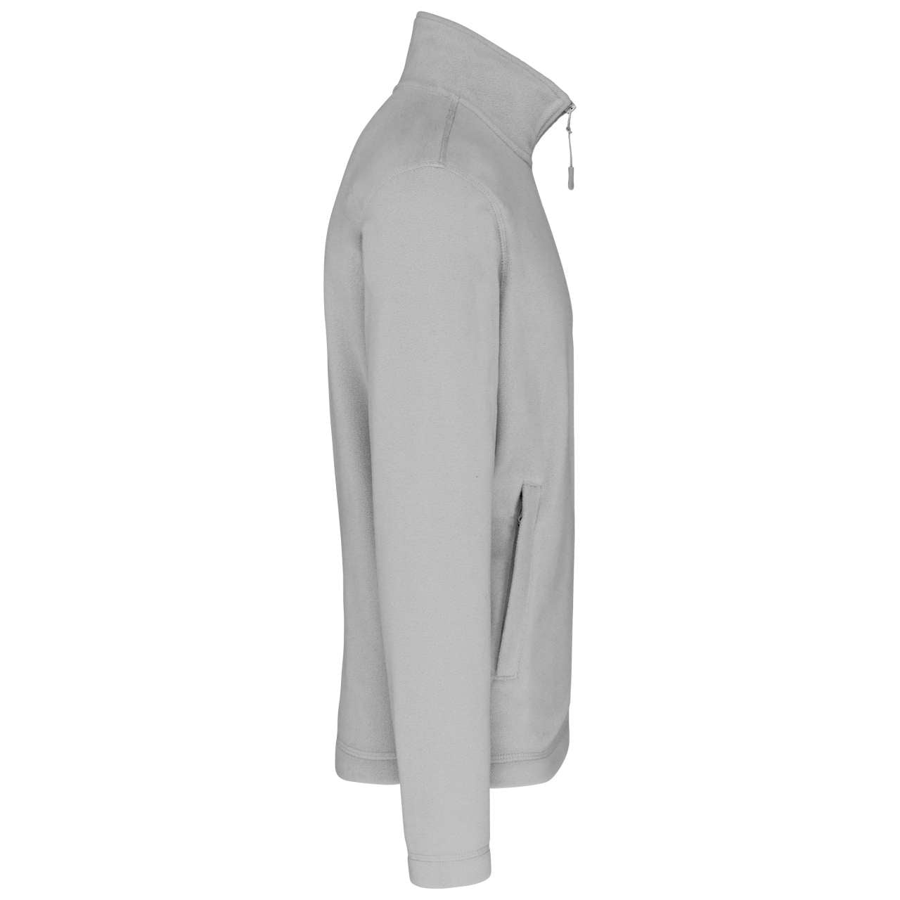 FALCO - FULL ZIP MICROFLEECE JACKET - Snow Grey - Additional