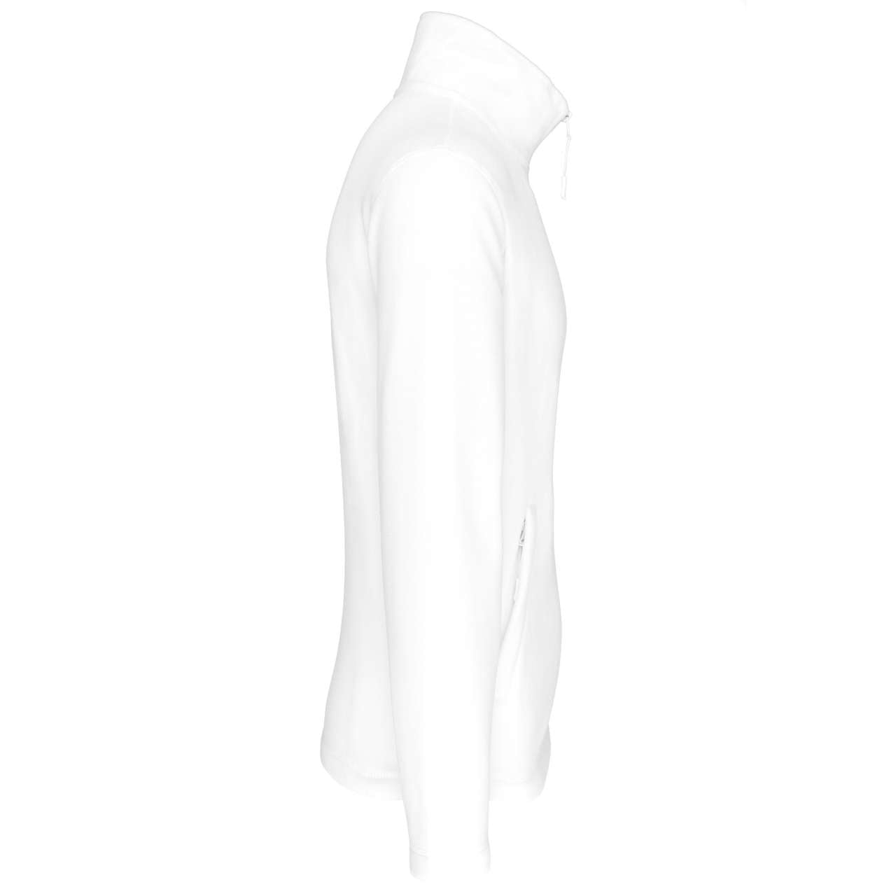 FALCO - FULL ZIP MICROFLEECE JACKET - White - Additional