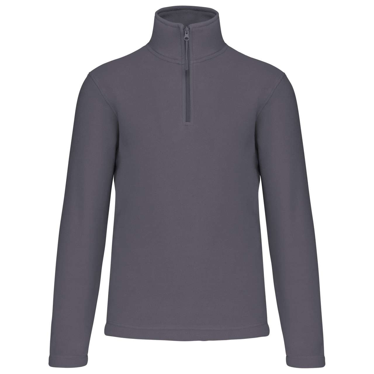 ENZO - ZIP NECK MICROFLEECE JACKET - Convoy Grey - Main