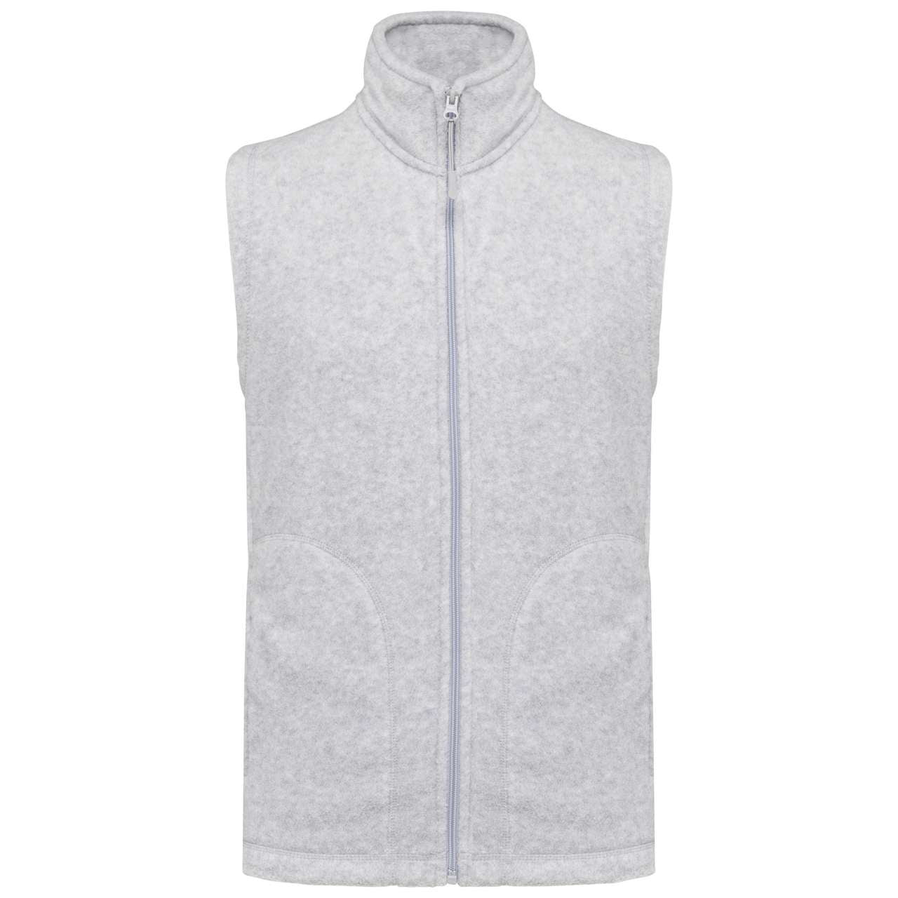LUCA - MEN'S MICROFLEECE GILET - Ash Heather - Main