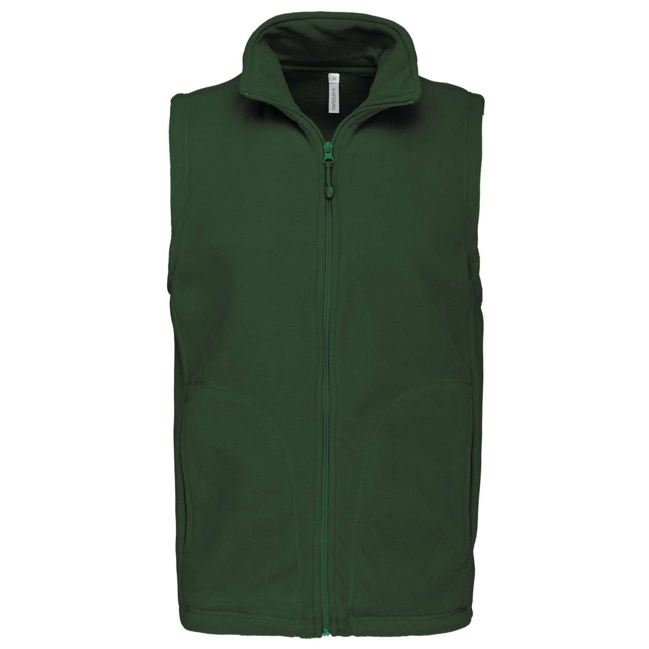 LUCA - MEN'S MICROFLEECE GILET - Forest Green - Main