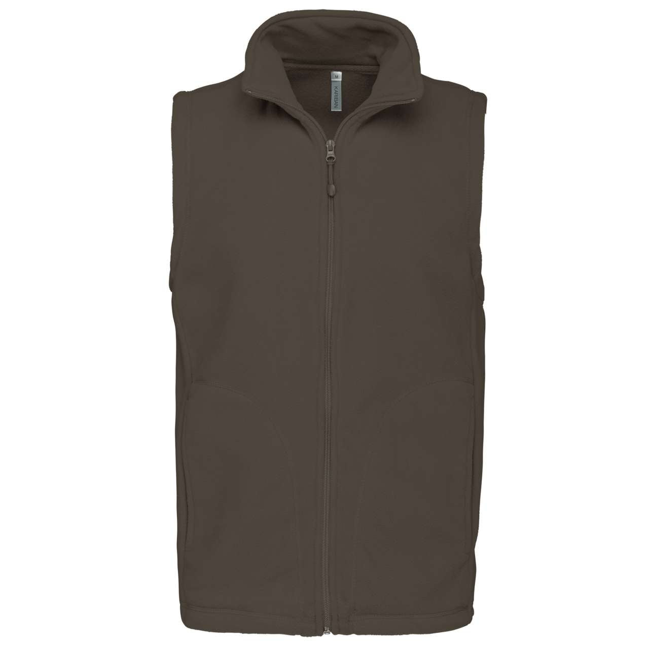LUCA - MEN'S MICROFLEECE GILET - Green Olive - Main