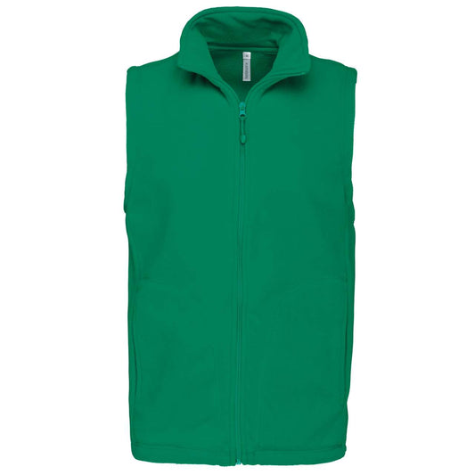 LUCA - MEN'S MICROFLEECE GILET - Kelly Green - Main
