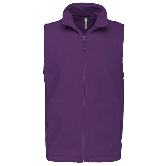 LUCA - MEN'S MICROFLEECE GILET - Purple - Main