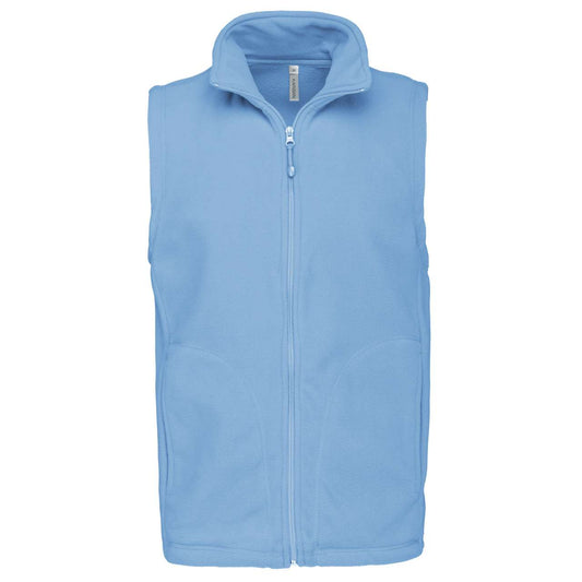 LUCA - MEN'S MICROFLEECE GILET - Sky Blue - Main