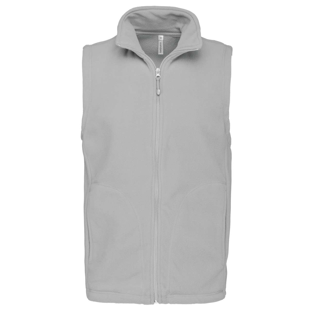 LUCA - MEN'S MICROFLEECE GILET - Snow Grey - Main