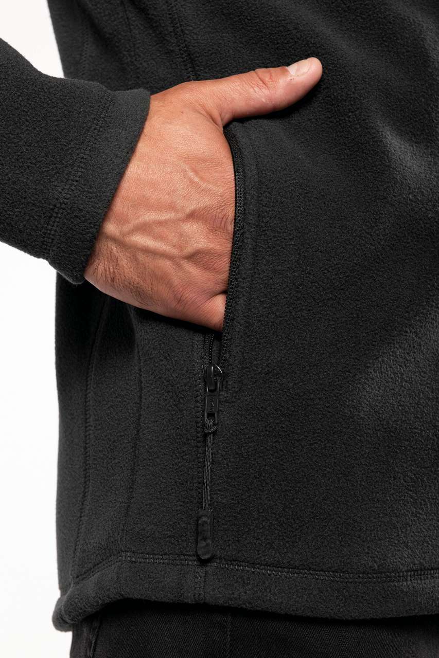 MARCO - FULL ZIP MICROFLEECE JACKET - Black - Additional