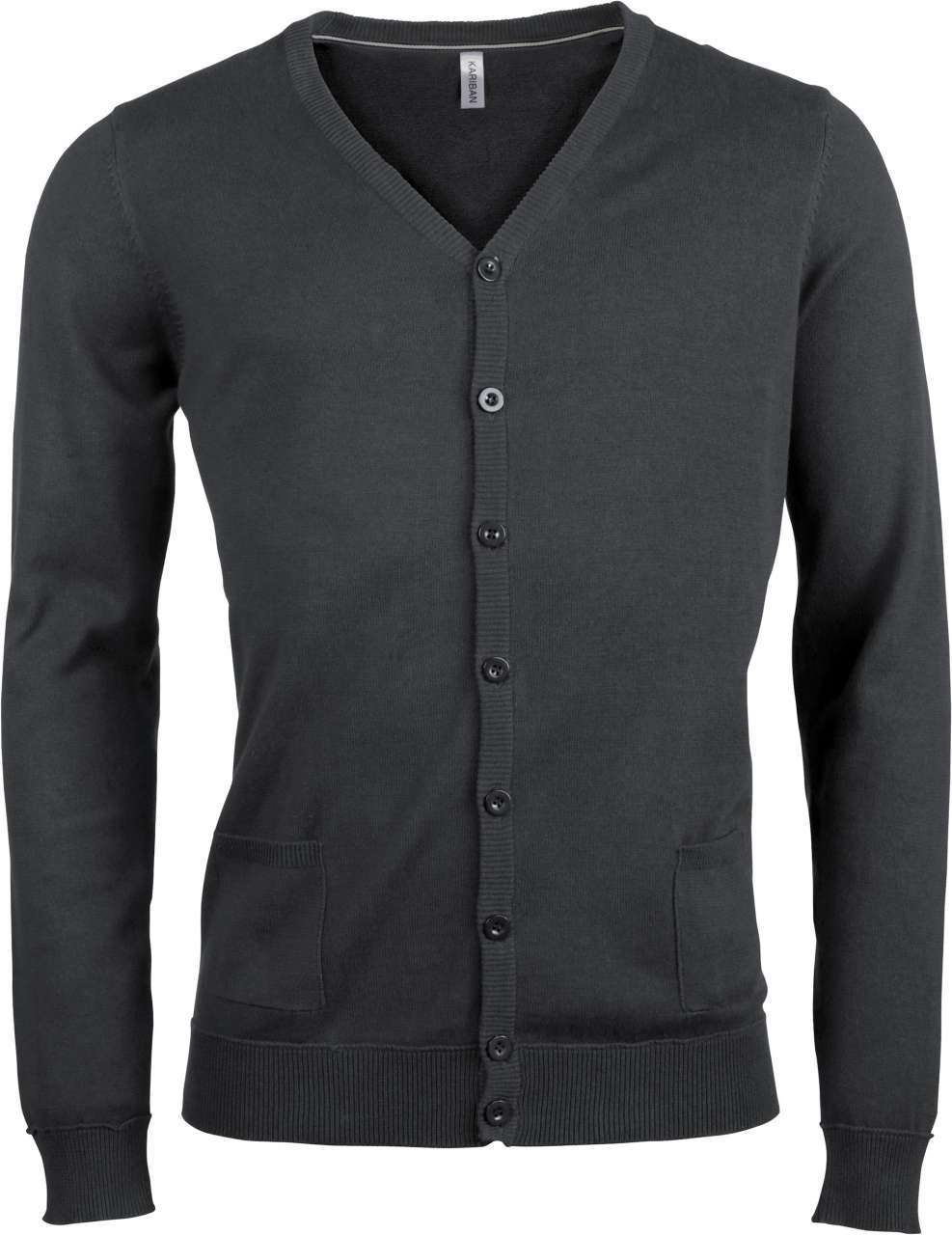 MEN'S CARDIGAN - Black - Model
