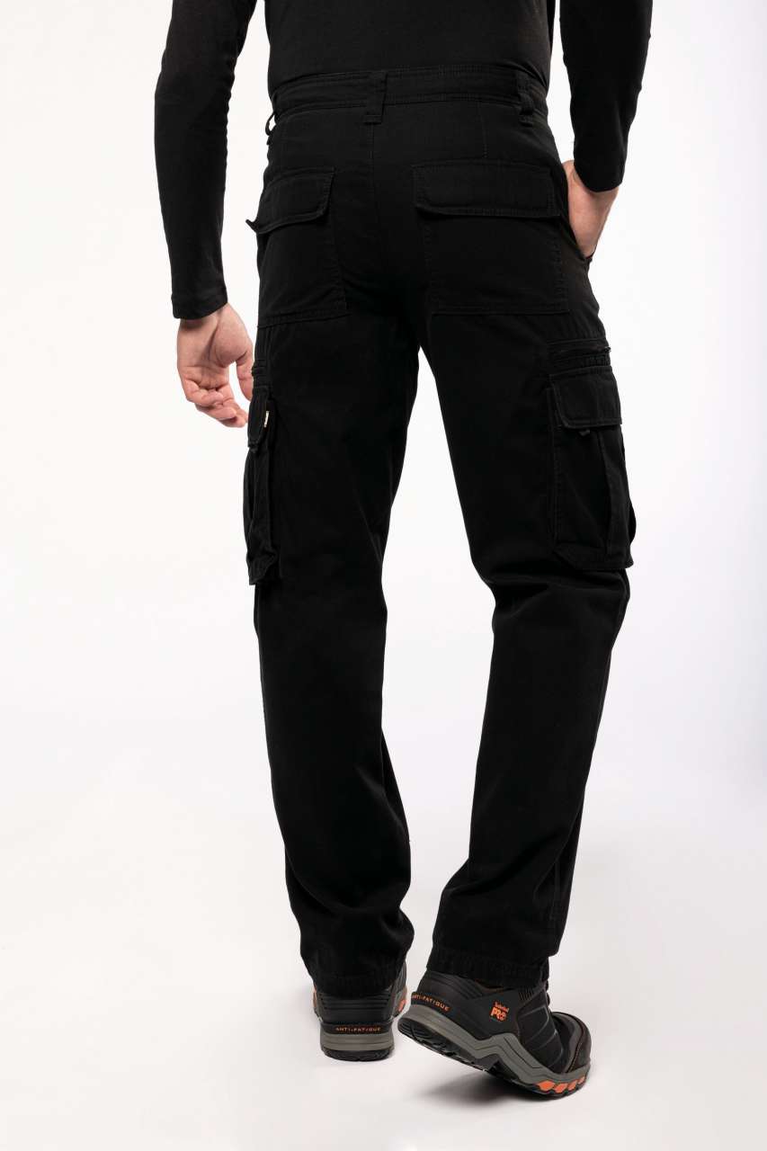 MULTI POCKET TROUSERS - Beige - Additional