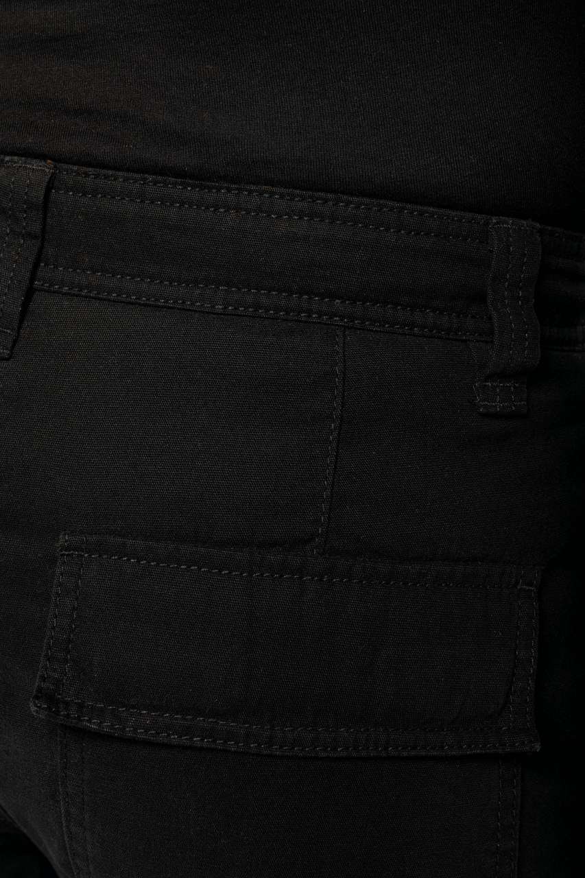 MULTI POCKET TROUSERS - Black - Additional