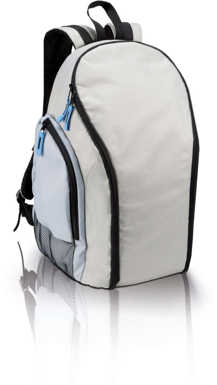 BACKPACK COOL BAG - Light Grey/Sky Blue - Additional